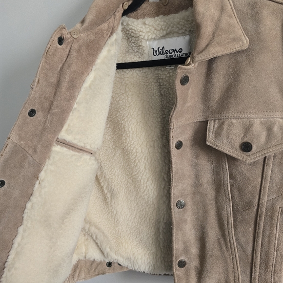 Vintage Wilson's Leather And Suede Coat S - Picture 5 of 11